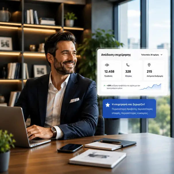 Απόδοση επιχείρησης στο Company ID – περισσότερες προβολές και επαφές